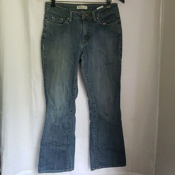 Lee Riders Stretch Mid Rise Boot Cut Jeans Womens Size 6P - Picture 1 of 11